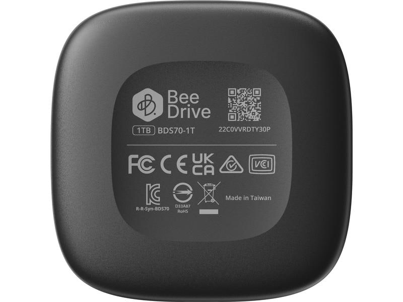 Synology Externe SSD BeeDrive 1000 GB Externe Solid-State-Drive mit Absturzsicherung