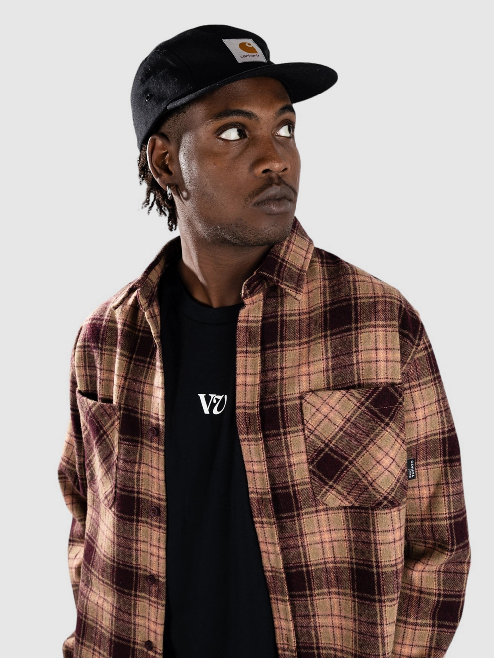 Blue Tomato Flannel Over Shirt brown/chocolate