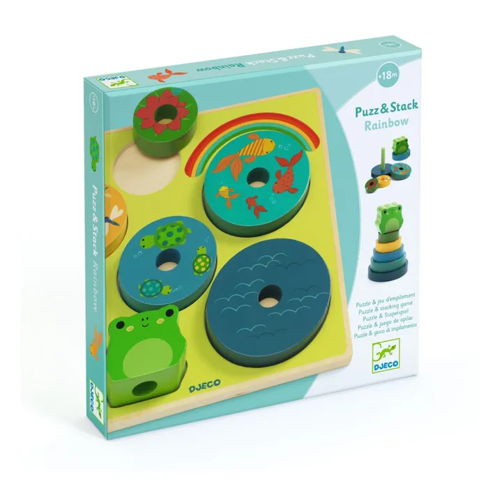 Djeco Puzzle relief Stack Rainbow