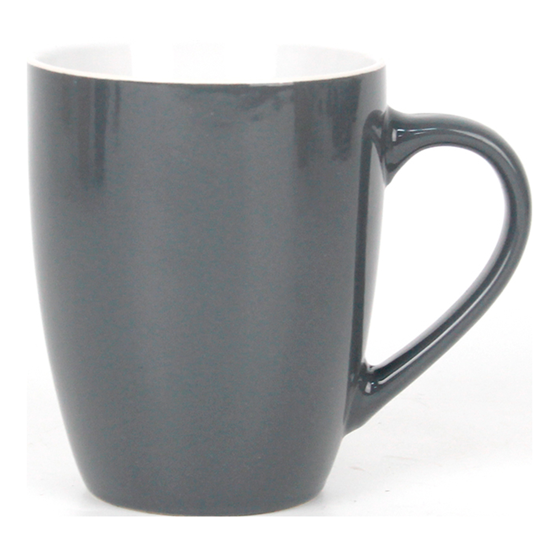 Kaffeebecher - anthrazit - Steingut