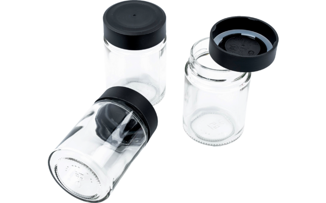Silwy Feinkost-Magnetgläser 3er-Set inkl. Metallleiste 192 ml