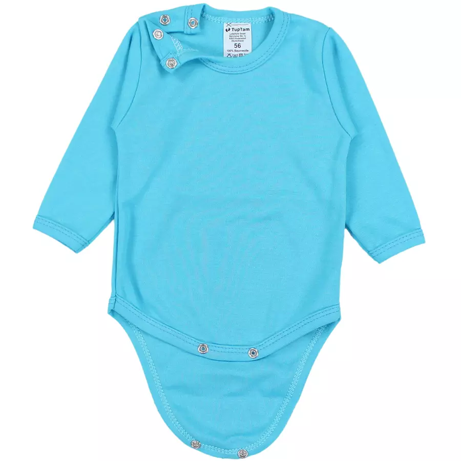 TupTam Jungen Baby Body Langarm 5er Pack grünblau