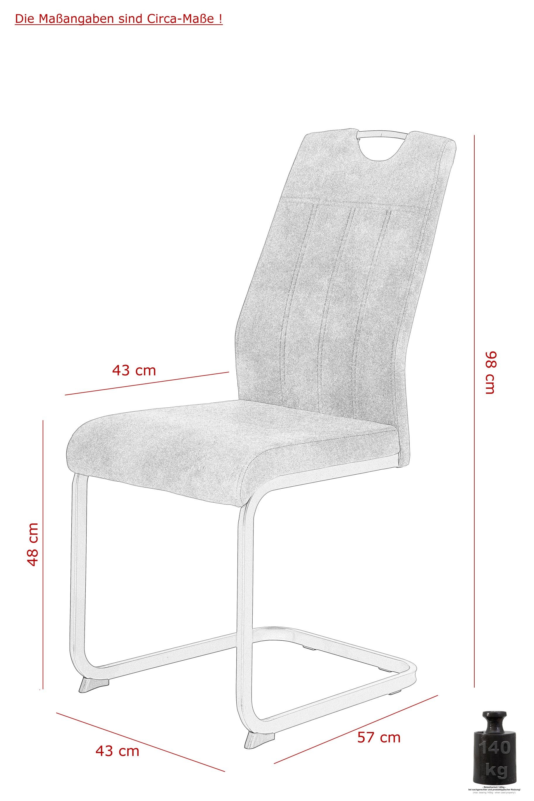 Freischwinger 4er Set