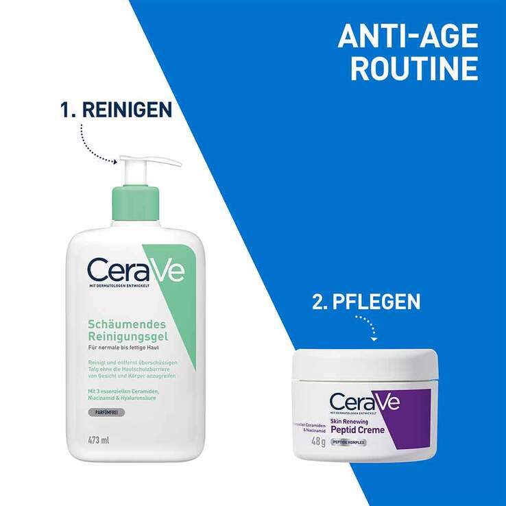 Cerave Skin renewing Peptid Creme, 48 g