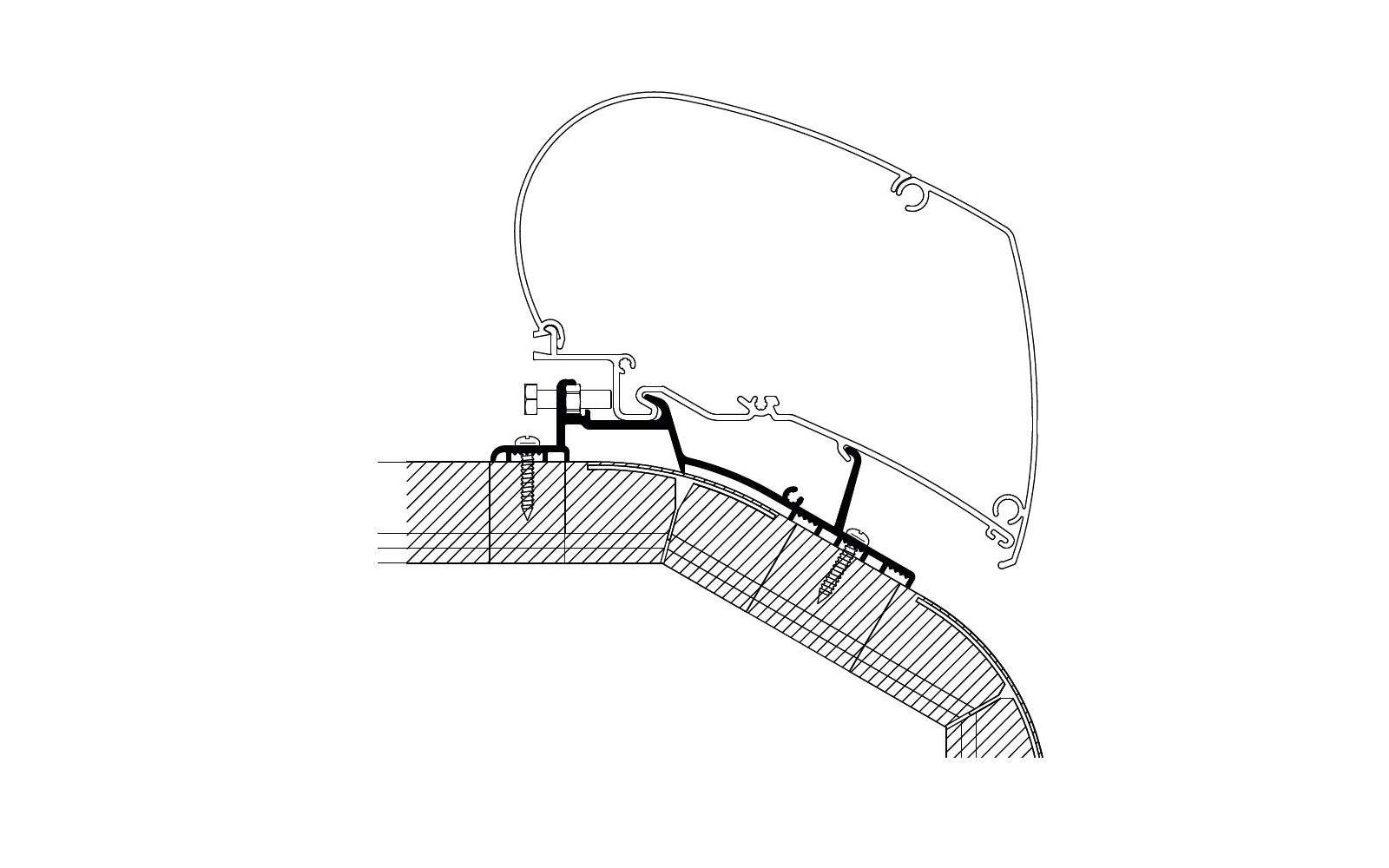 Thule Adapter LMC Explorer Cruiser MJ 2018 3,5m