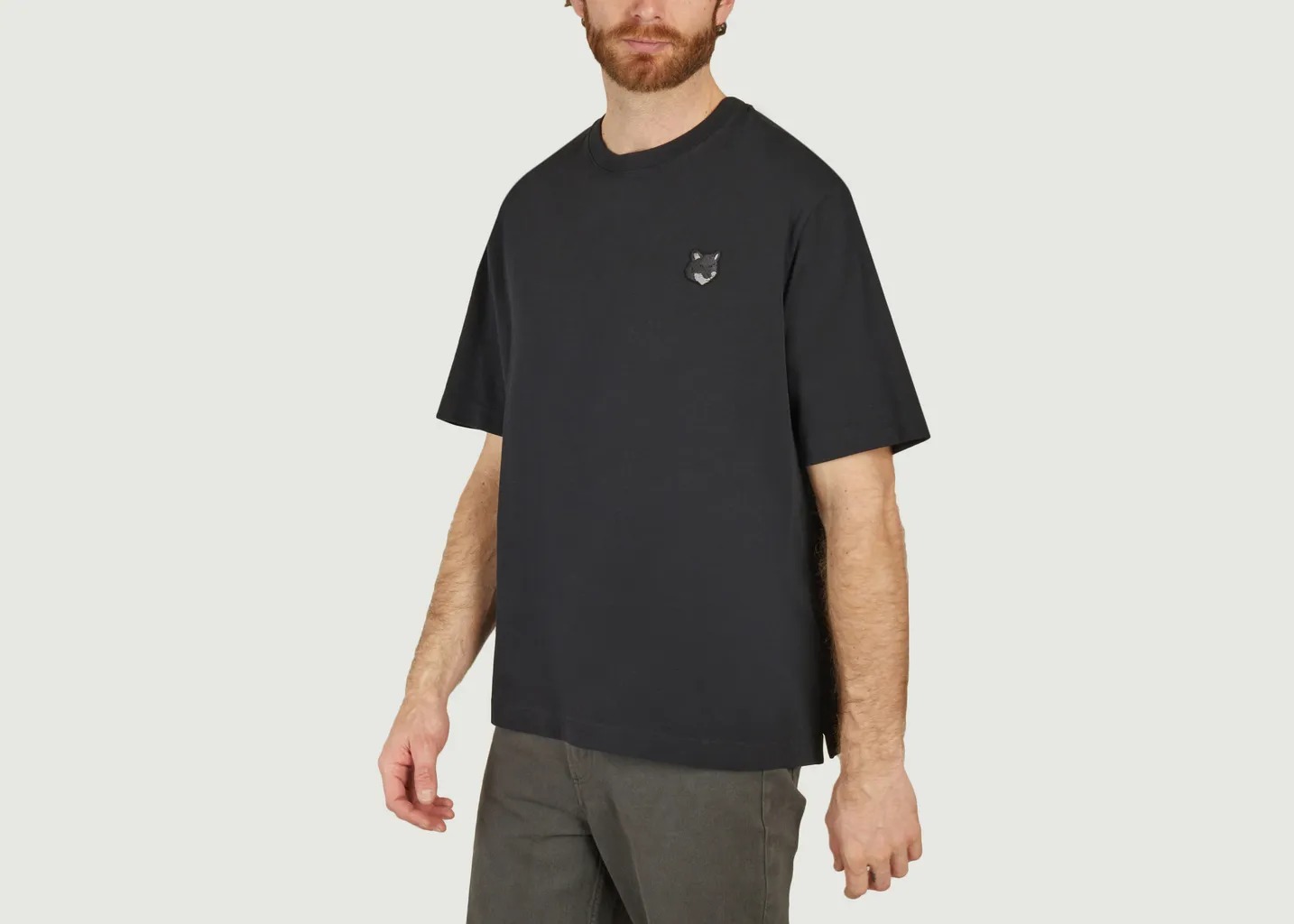 T-shirt écusson Fox Maison Kitsuné