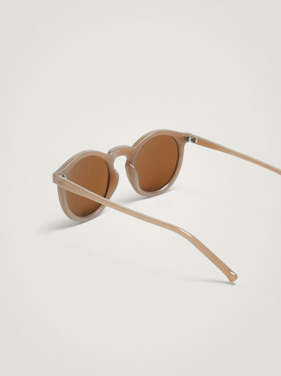 Gafas De Sol Redondas - Rosa