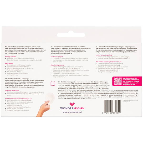 WondermomWondermom   Waschbare Bambus  Stilleinlagen