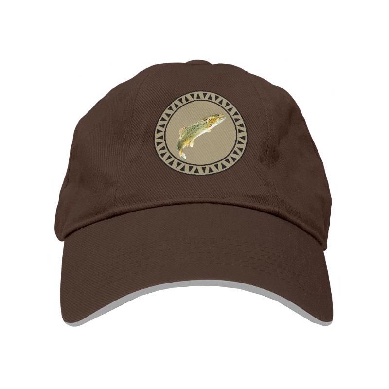 Casquette Bartavel Pêche Truite - Chocolat