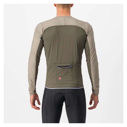 Veste Manches Longues Castelli Fly Jack-Sey Beige