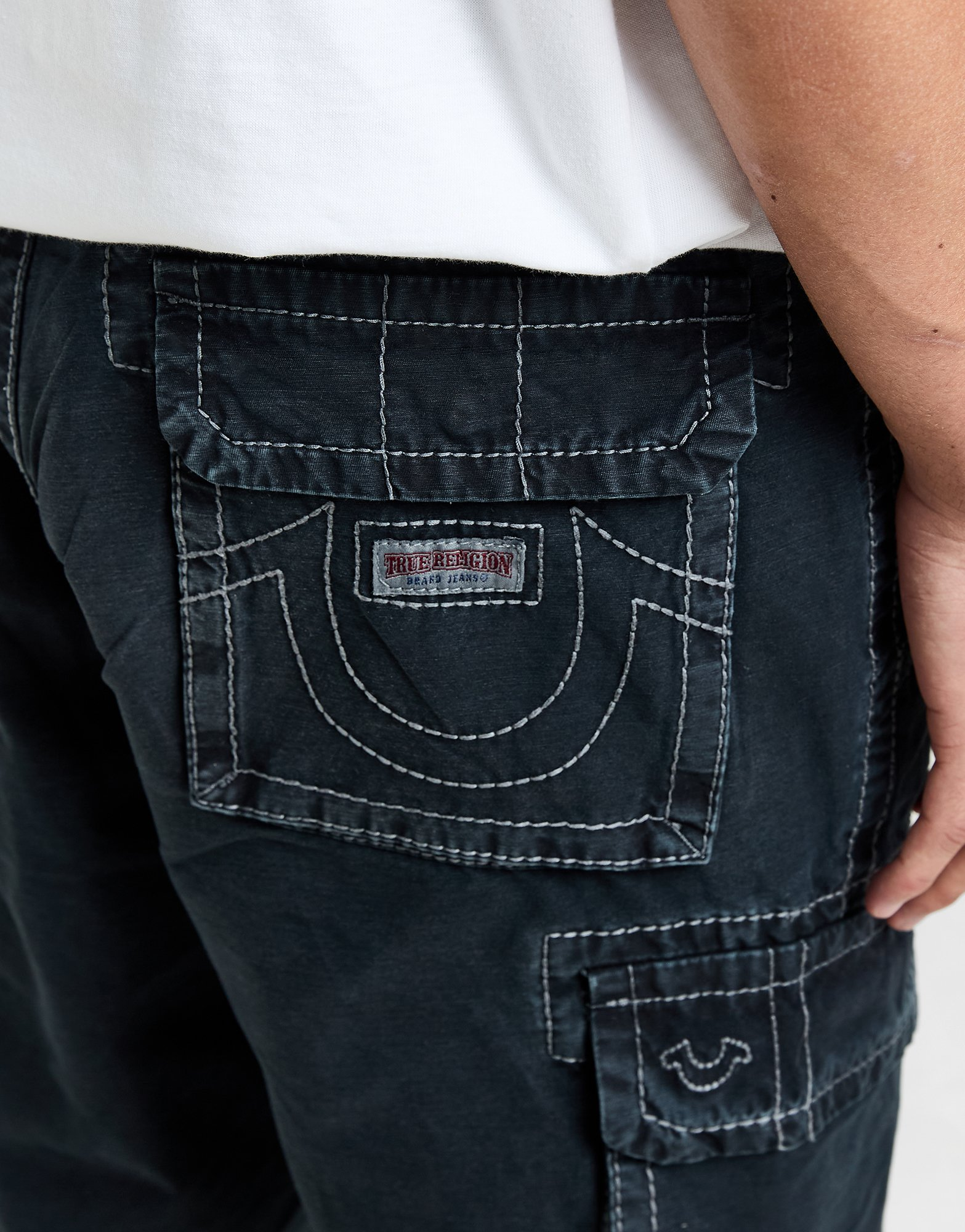 True Religion Pantalon Cargo Stitch Homme