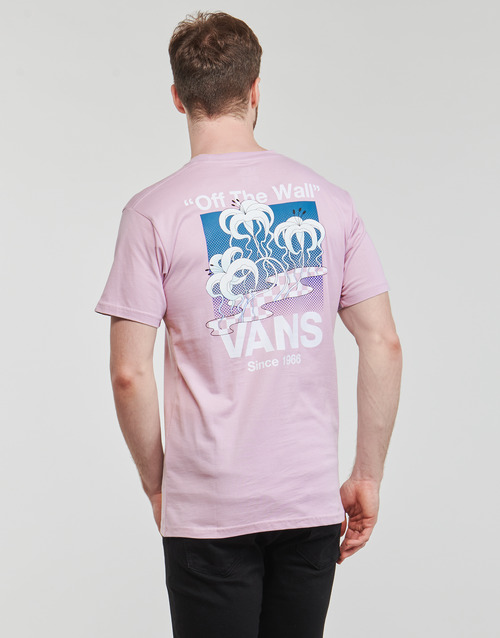 Vans - CHECKERBOARD BLOOMING SS TEE - Violet