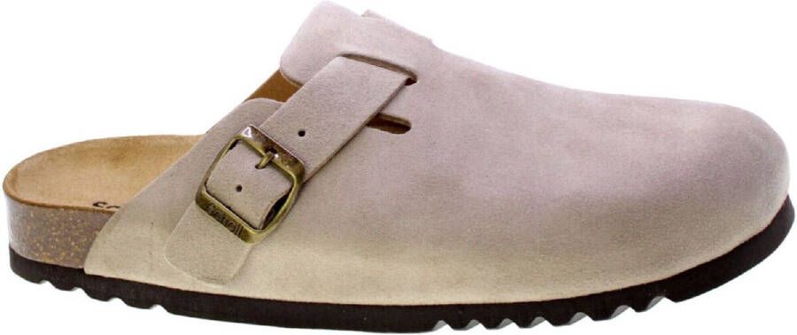 Scholl OLIVIER Sue-M Heren Clogs Light Brown