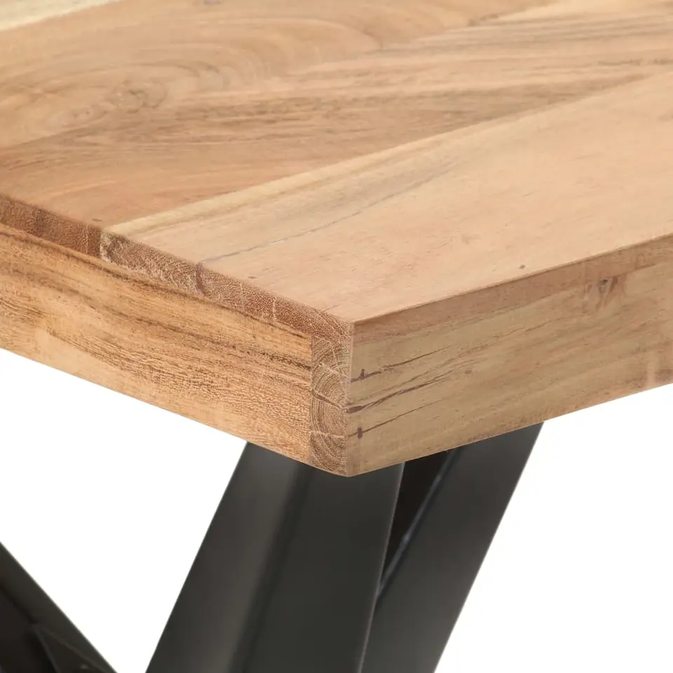 vidaXL - Eettafel - Bruin - Hout - 120 x 60 x 76 cm