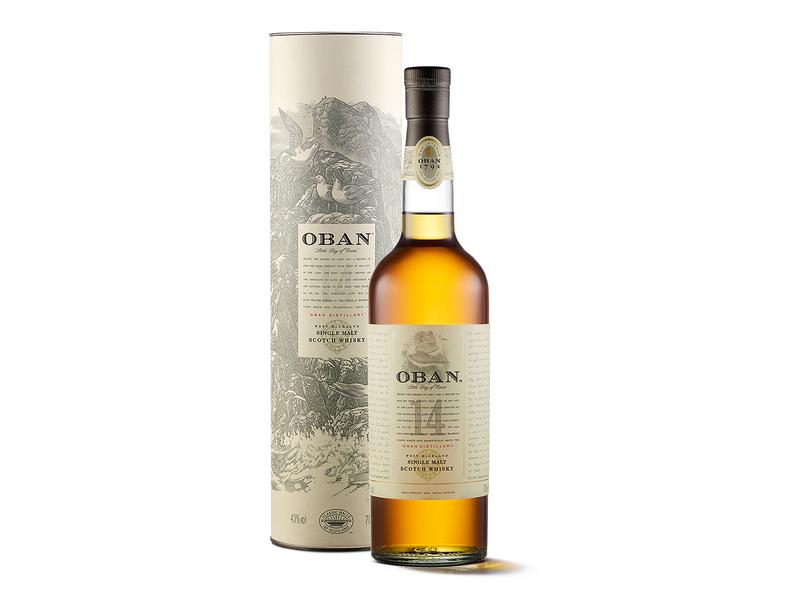 Oban Whisky Single Malt Scotch 14 Jahre 0.7 l Hochprozentige Spirituosen Spezialität aus Schottland