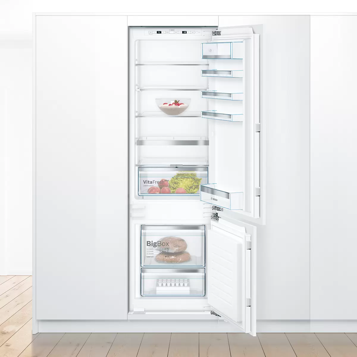 Bosch Kühl-Gefrierkombi KIS87ADE0H weiss