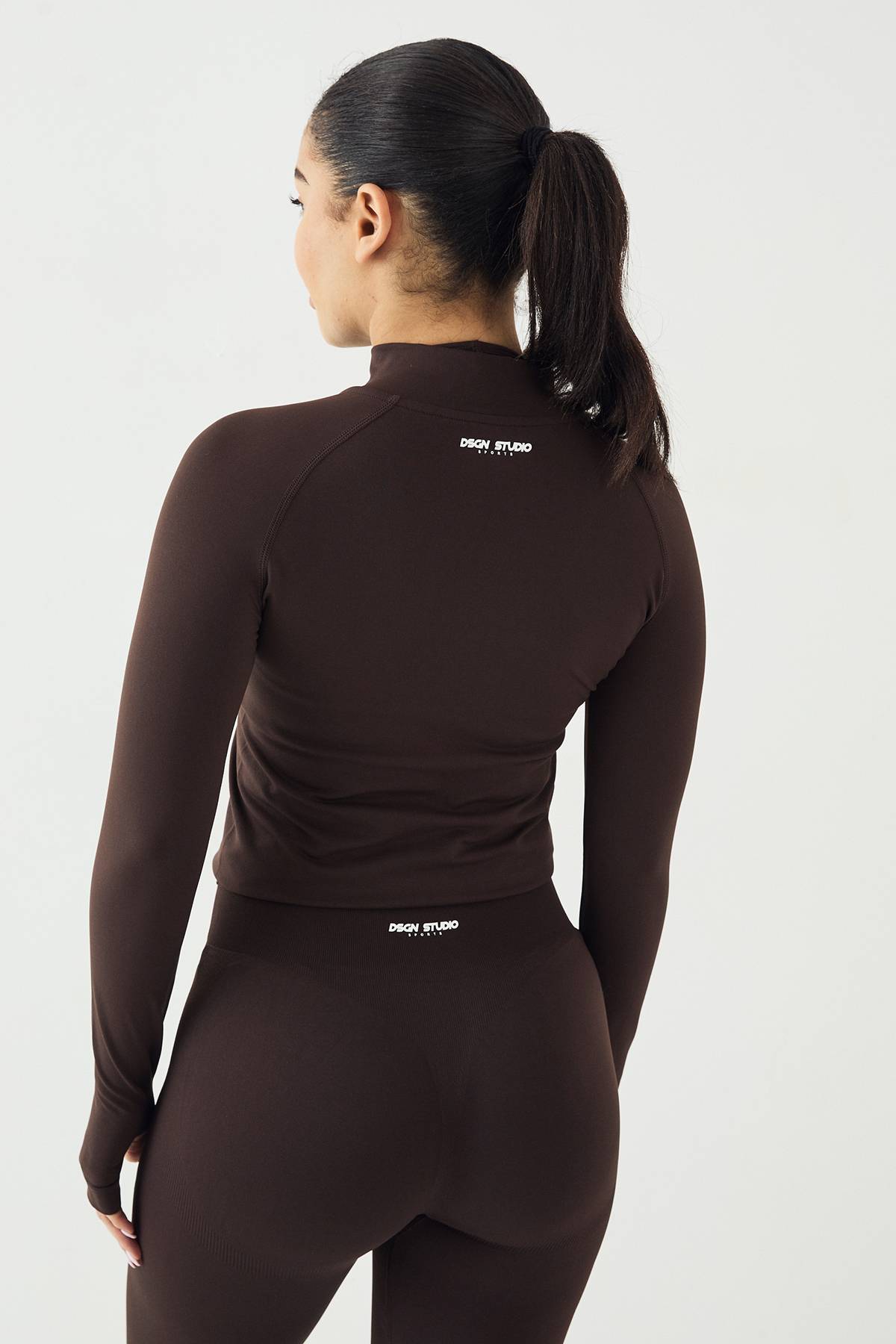 Veste de Sport DSGN Studio Sport Ultra Contour Sans Couture à Fermeture Éclair