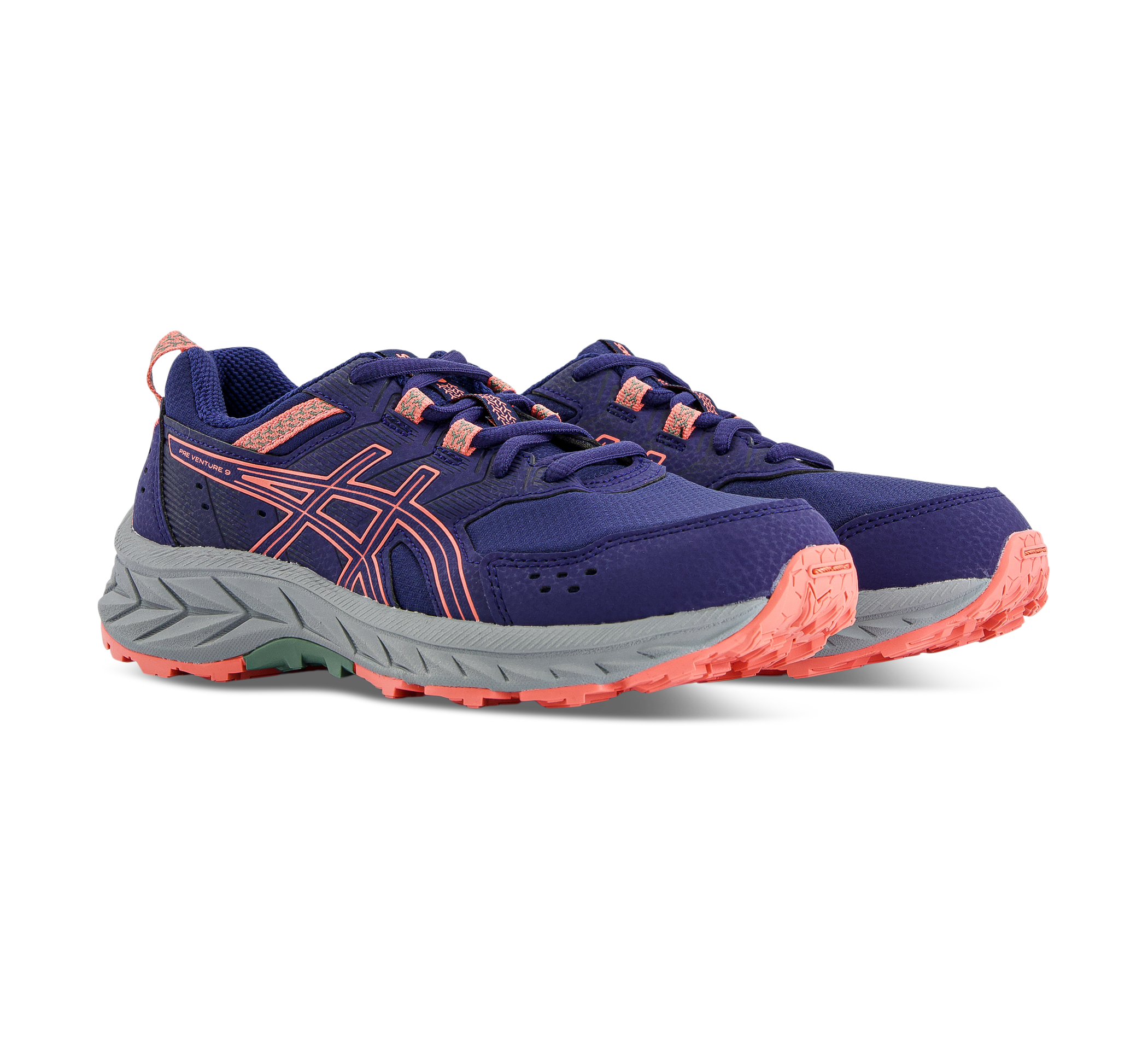 Asics Pre-venture 9 Gs - Trekkingschuhe blau