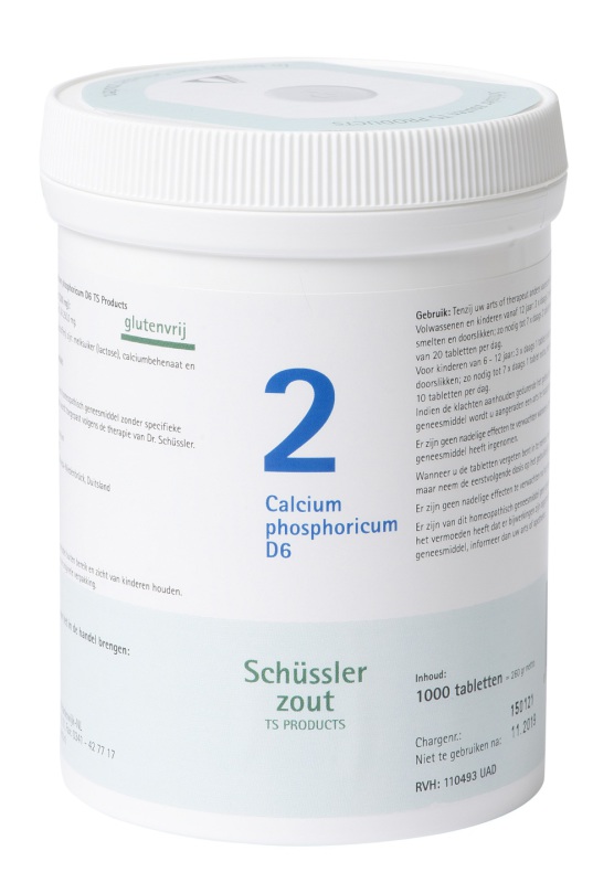 Pfluger Schussler Celzout 2 Calcium Phosphoricum D6 1000 tabletten