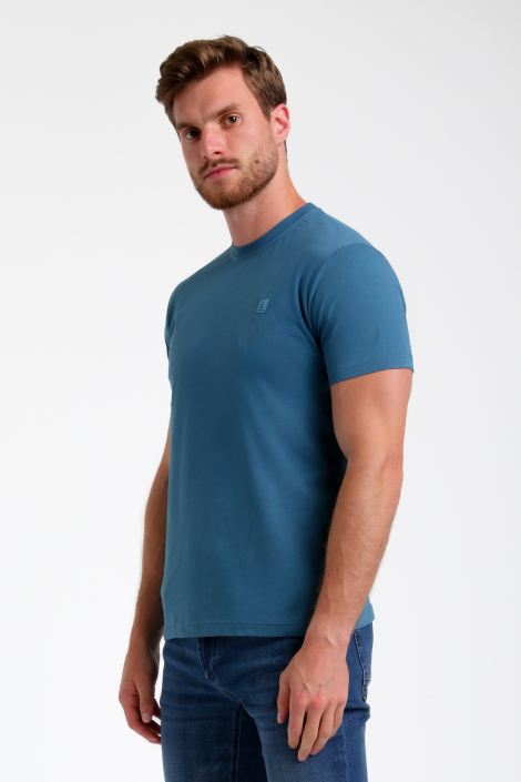 Gabbiano blauwe heren t-shirt