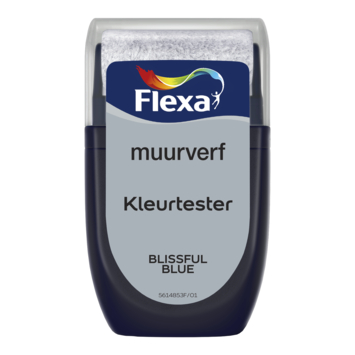Flexa Creations muurverf kleurtester Blissful Blue 30ml