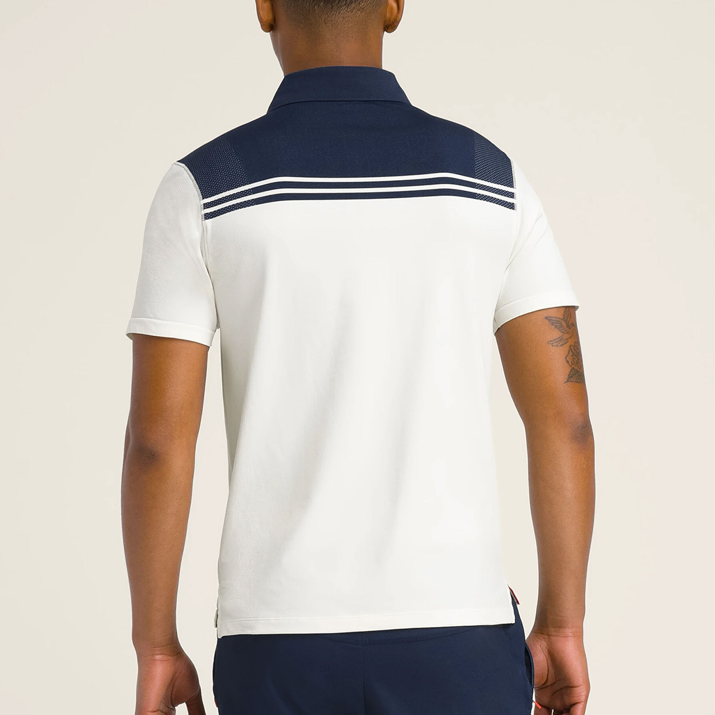 Wilson All Seasons Polo Hommes - Bleu Foncé , Crème