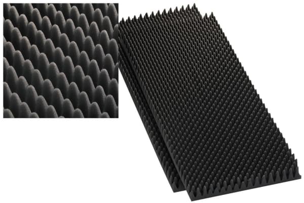 Monacor 12.2220, Gulv, I veggen, Bord, Vegg, Svart, Gulv/vegg, 100 mm, 50 mm, 2 stykker