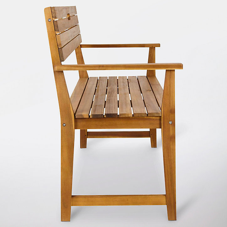 Banc de jardin en bosi Denia avec dossier