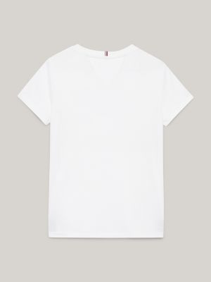 Camiseta Slim Varsity Glitter Script Logo