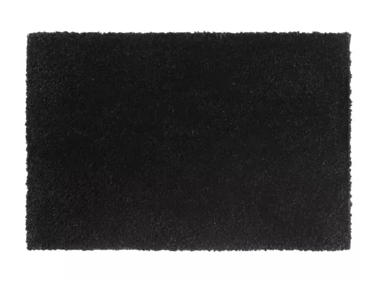 Tapis de porte 5 pcs noir 40x60 cm fibre de coco touffeté