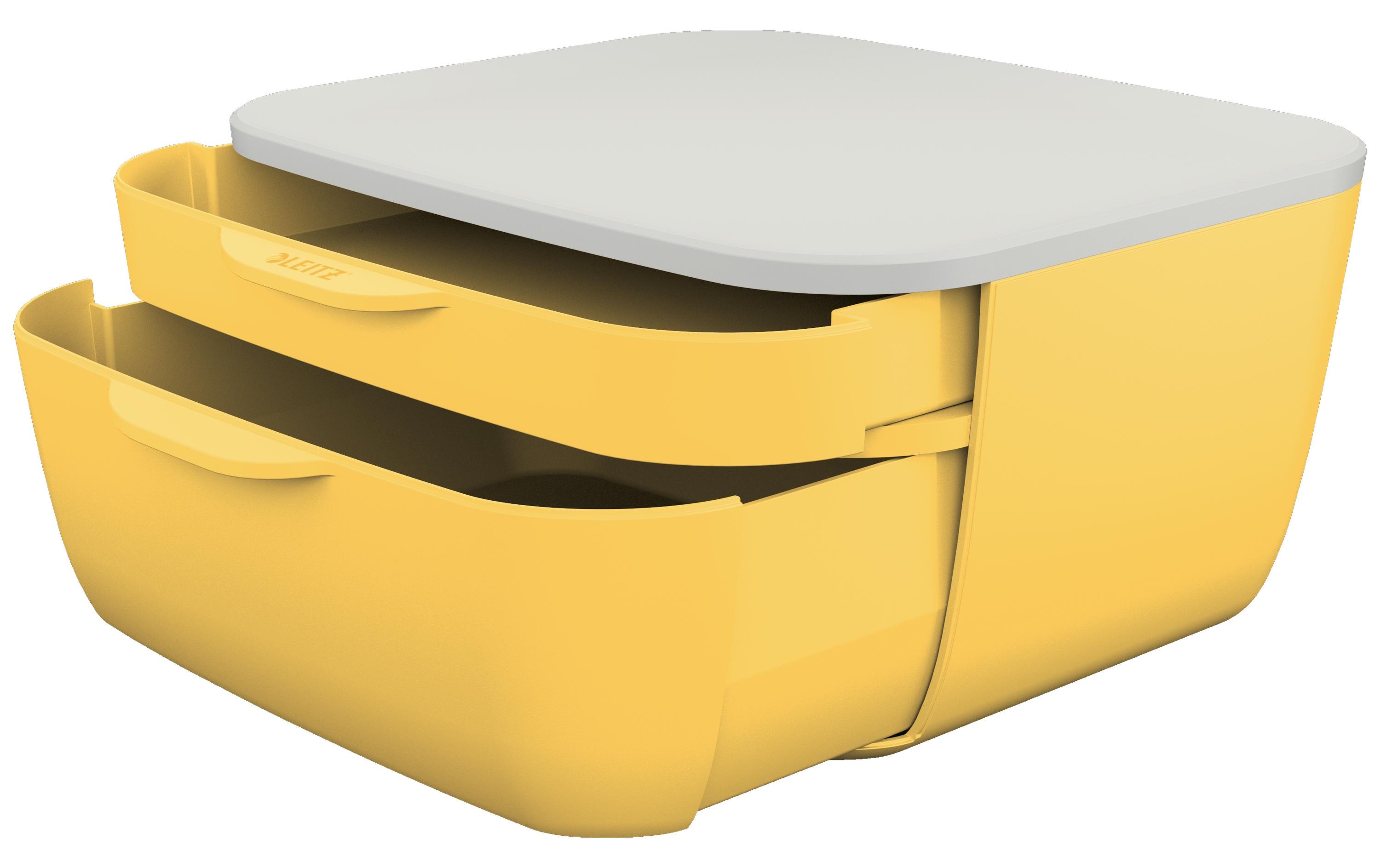 Schubladenbox Cosy GelbAufbewahrungsbox mit 2 Schubladen
