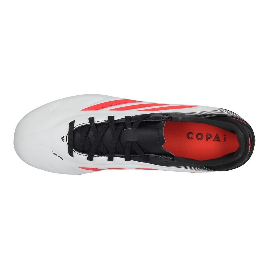 adidas Copa Pure League III FG/AG Pure Victory - Blanc/Lucid Red/Noir