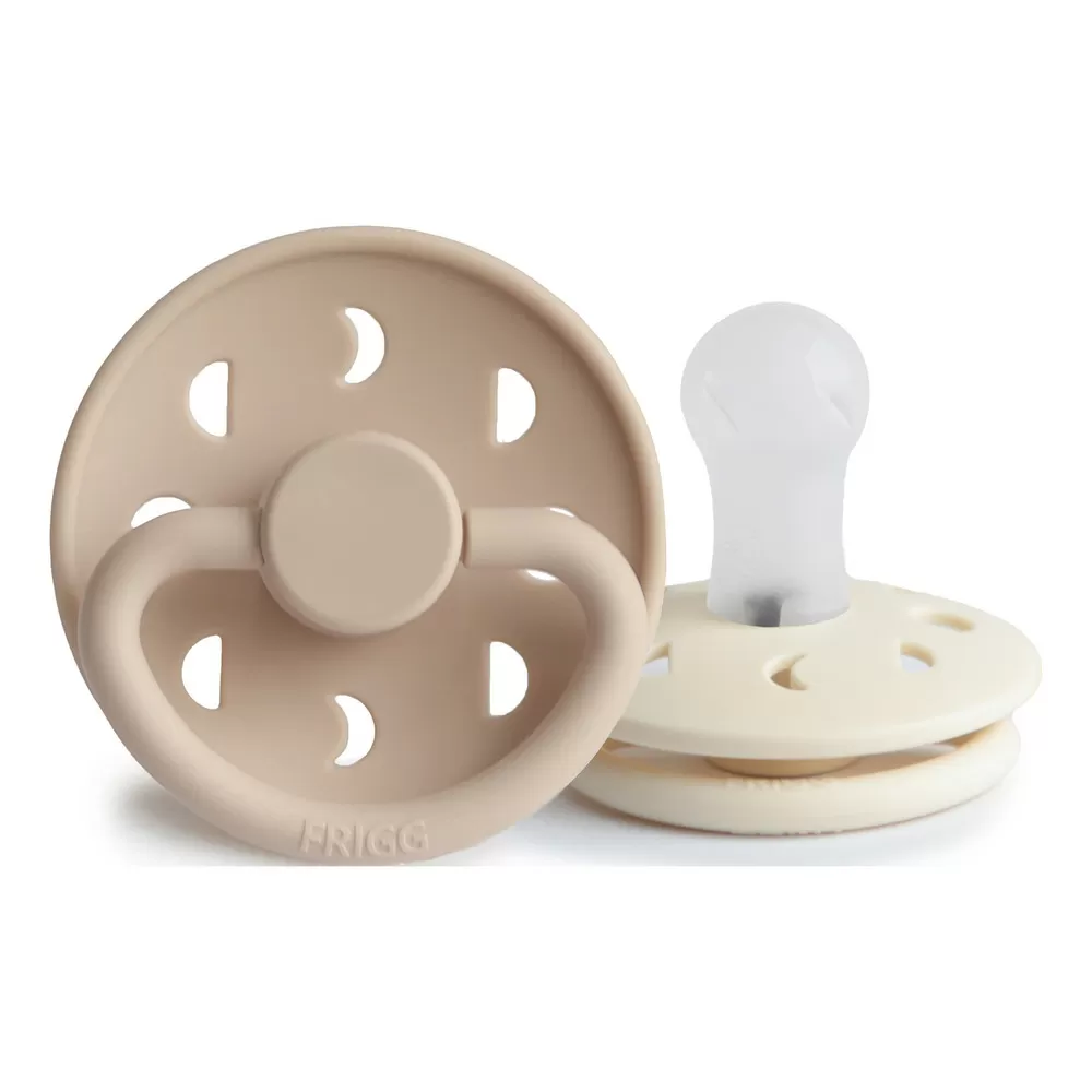 FRIGG Moon Phase Rund Silikone Cream/Croissant - Flere størrelser