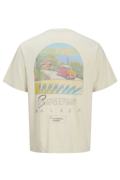 Jack & Jones beige heren t-shirt