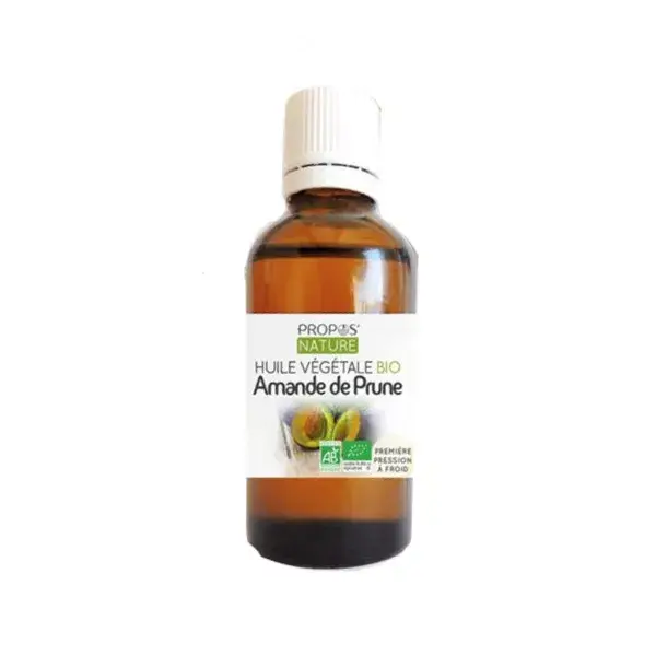Óleo Vegetal Orgânico de Amêndoa e Ameixa Propos' Nature Aroma-Phytotherapy 50ml