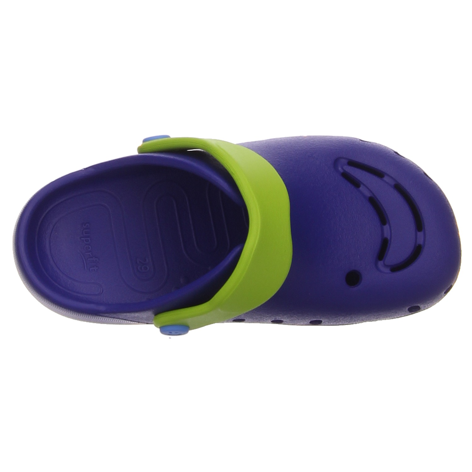 Superfit Pantoletten blau/grün blau