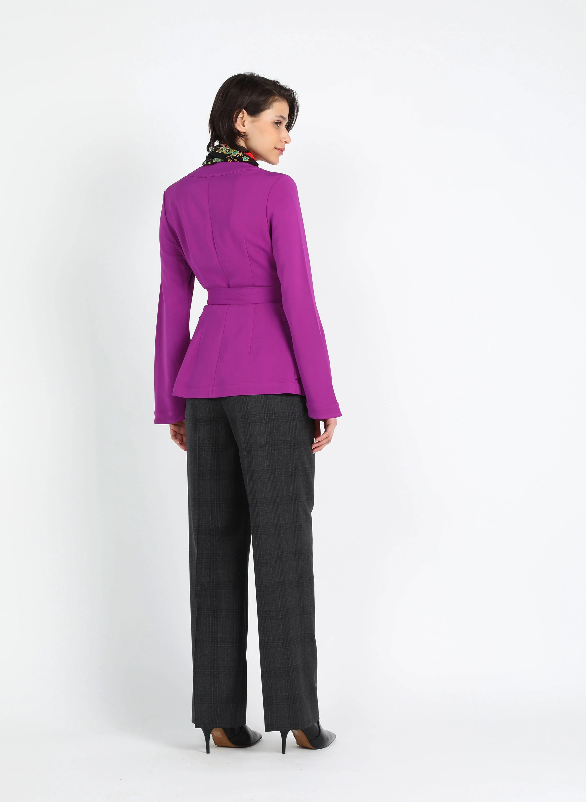 CARTNO - Veste fluide cintrée | Violet