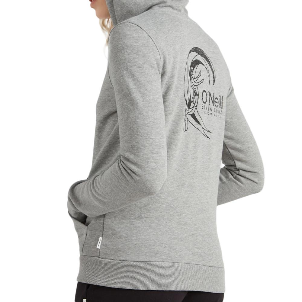 O'Neill Sweat Zippé à capuche Gris Clair Femme O'Neill Circle Surfer