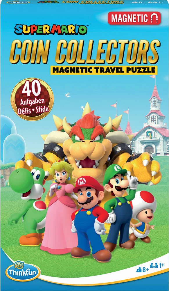 SUPER MARIO  - COIN COLLECTOR - JEU DE LOGIQUE MAGNETIQUE