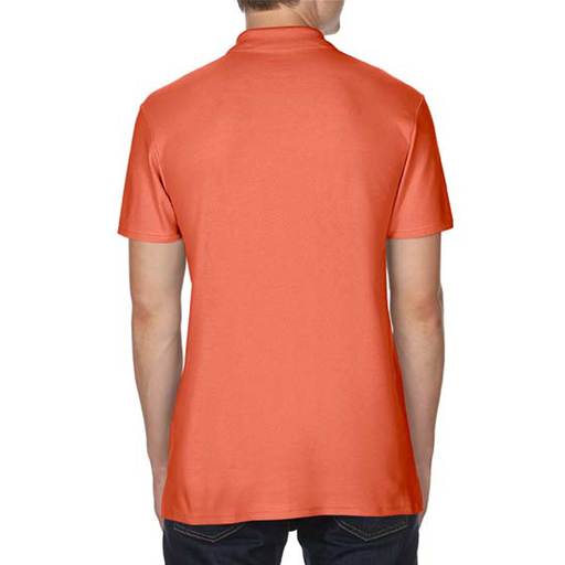 Camisa polo Gildan Softstyle de manga curta e tecido piqué duplo