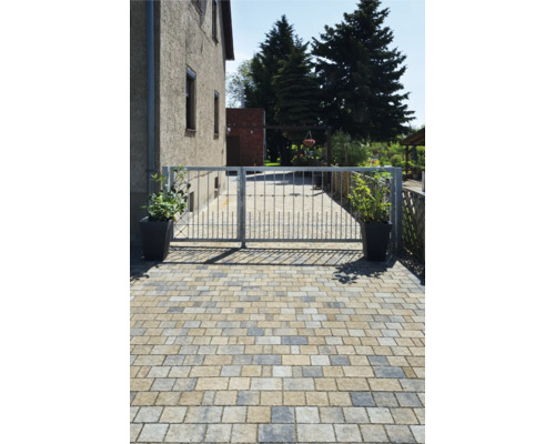 Straatsteen, multiformaat, Capriccio schelpkalksteen, 8 cm dik (alleen in lagen verkrijgbaar)