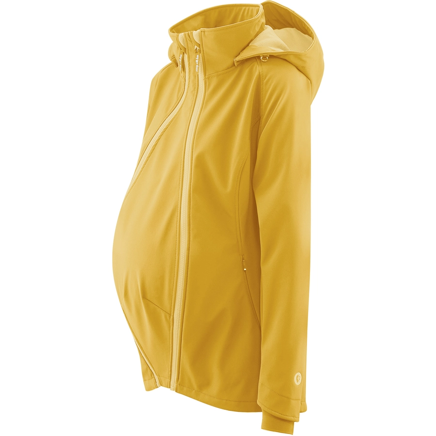 mamalila Softshell-Tragejacke Allrounder senf