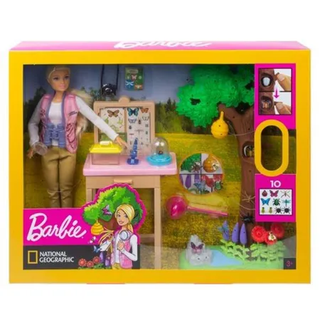 Barbie Insektenforscherin Puppe und Spielset