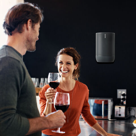 Mountson Outdoor/Indoor Wall Mount for Sonos Move – muurbeugel voor Sonos Move Zwart