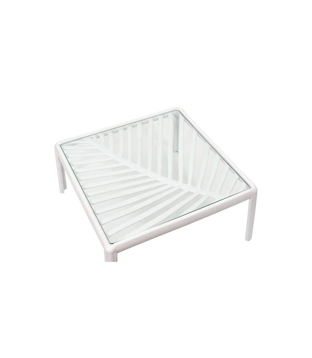 Paris Prix - Table Basse D'extérieur Design ibiza 70cm Blanc
