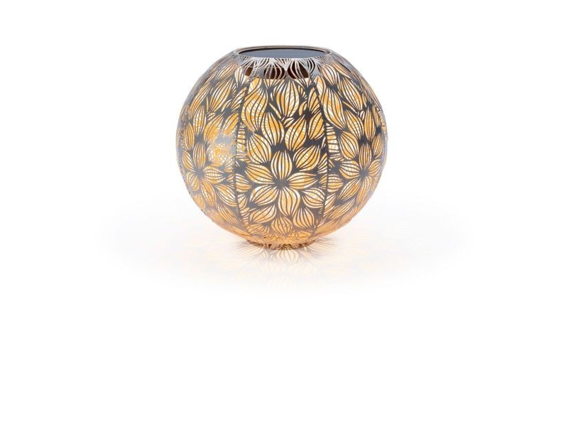 STT Solar Antic Ball Flora Grey Dekorative Solarleuchte