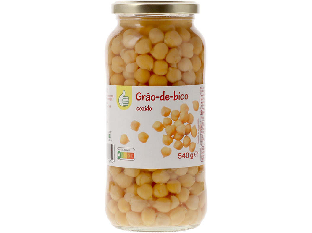 GRÃO DE BICO POLEGAR FRASCO 540 (400) G