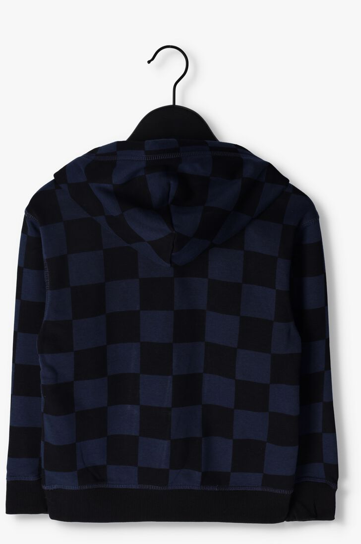 TOMMY HILFIGER blauwe tommy hilfiger sweater checker board hoodie