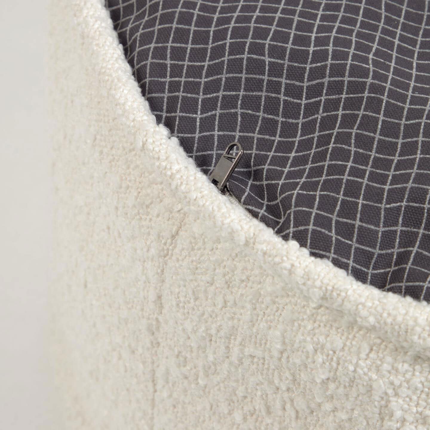 Kave Home Pouf ADARA White