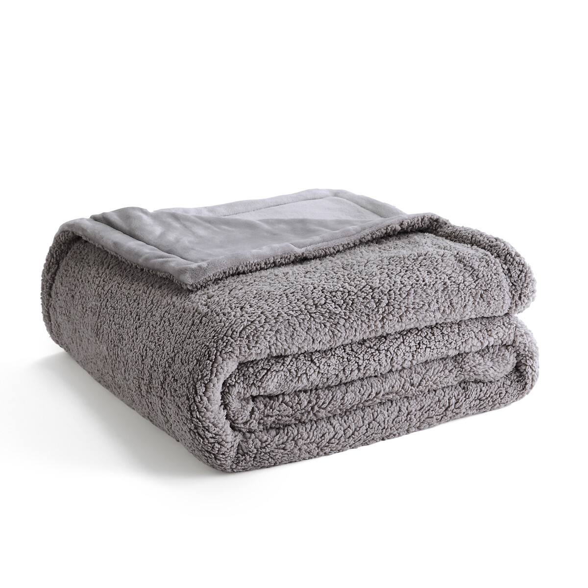 LA REDOUTE INTERIEURS<br>Colcha em lã e sherpa, Maxine